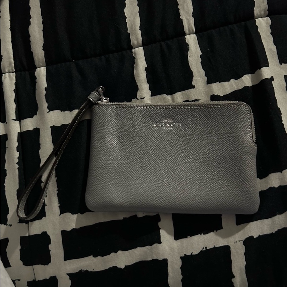 Coach Silver Wristlet